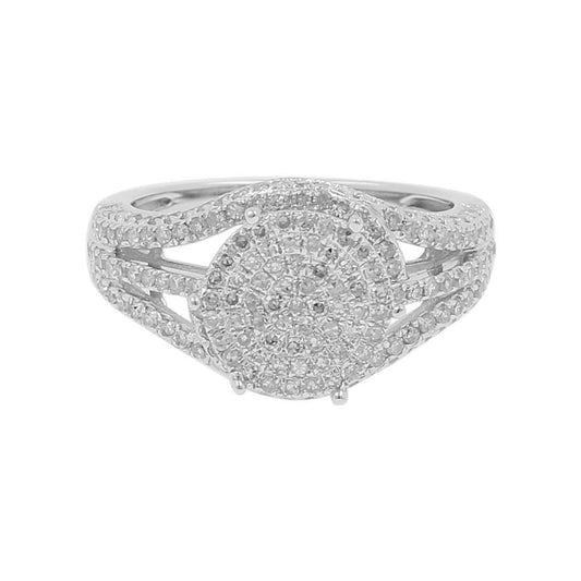 9851R Ring With Diamonds